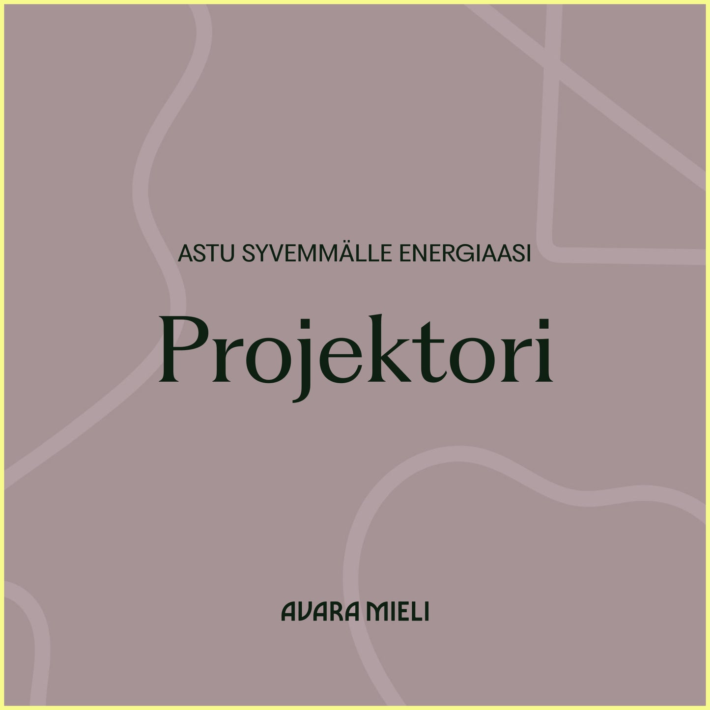 Human Design profiili - Projektori