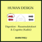 Human Design Ruuansulatukset + kognitio - KAIKKI